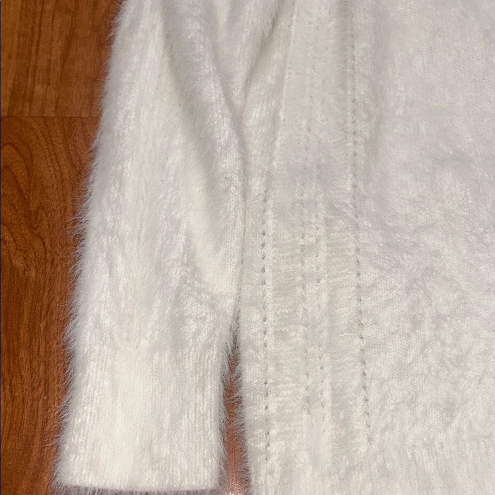 Banana Republic White Cardigan Sweater Oversized Knit - Picture 6 of 6